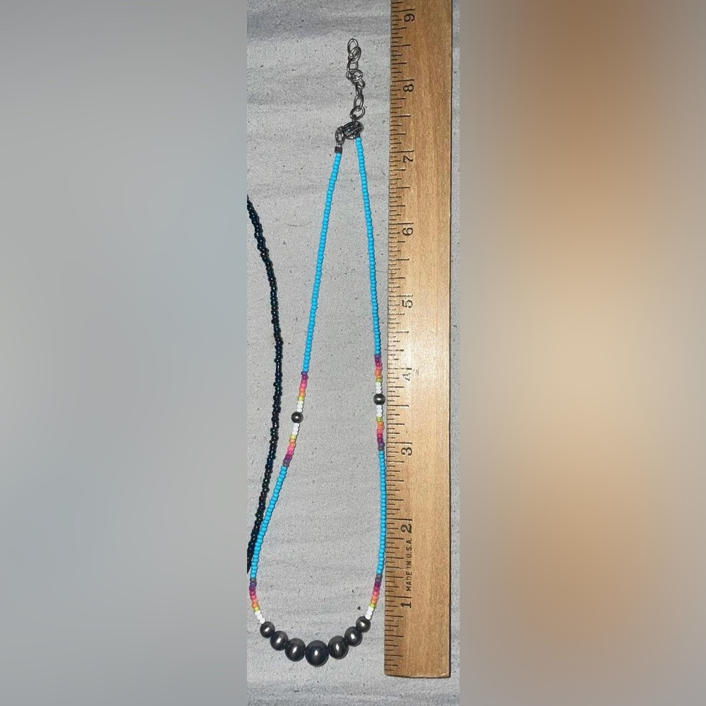 Colorful Beaded choker style Necklace